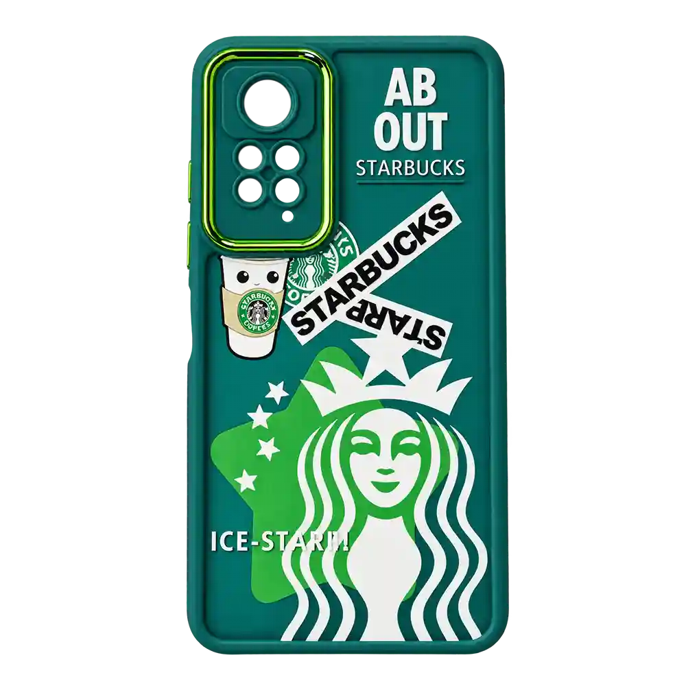 گارد نیو اسکین چاپی شیائومی NOTE 11 PRO4G  طرح شکلی سبز رنگ
