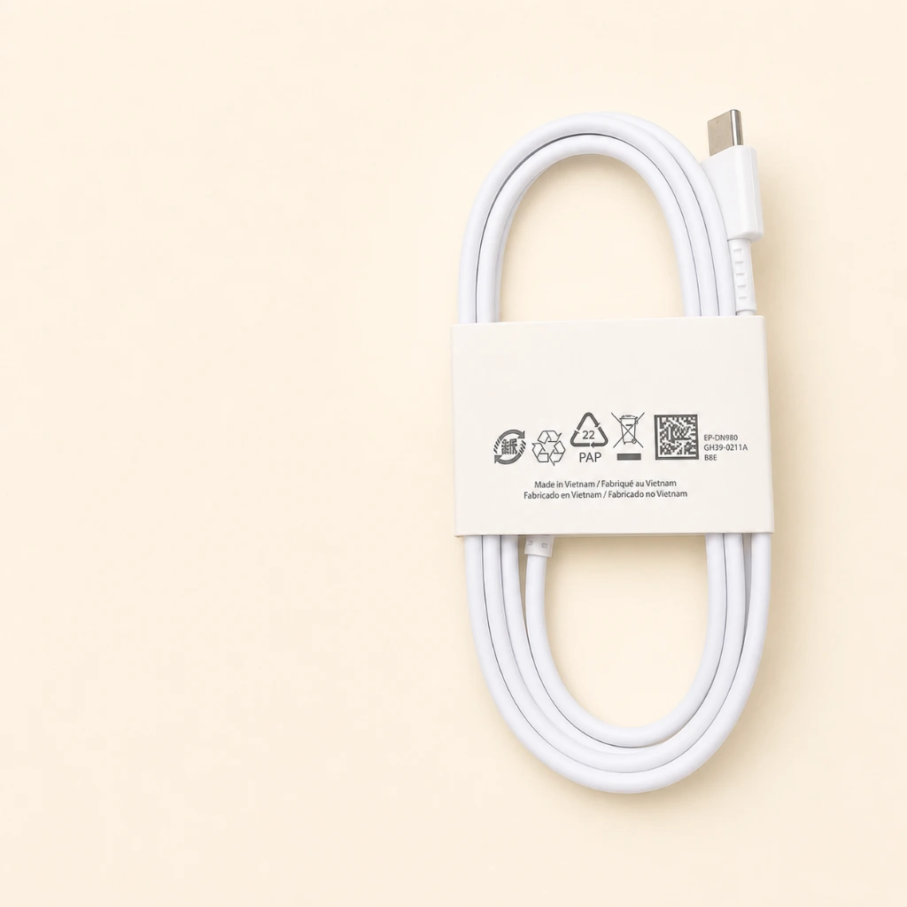 کابل شارژ و دیتا سامسونگ مدل EP-DN980 (USB-C به USB-C) — تصویر 3