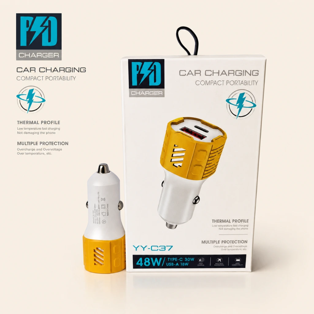 شارژر فندکی مدل YY-C37 — تصویر 2