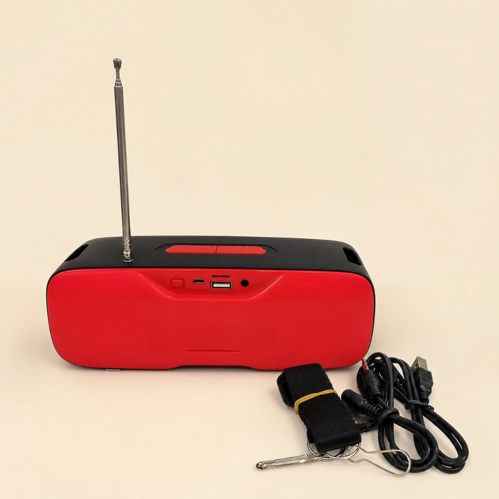 اسپیکر بلوتوثی قابل حمل نیوریکسینگ مدل NR-88FM — تصویر 4