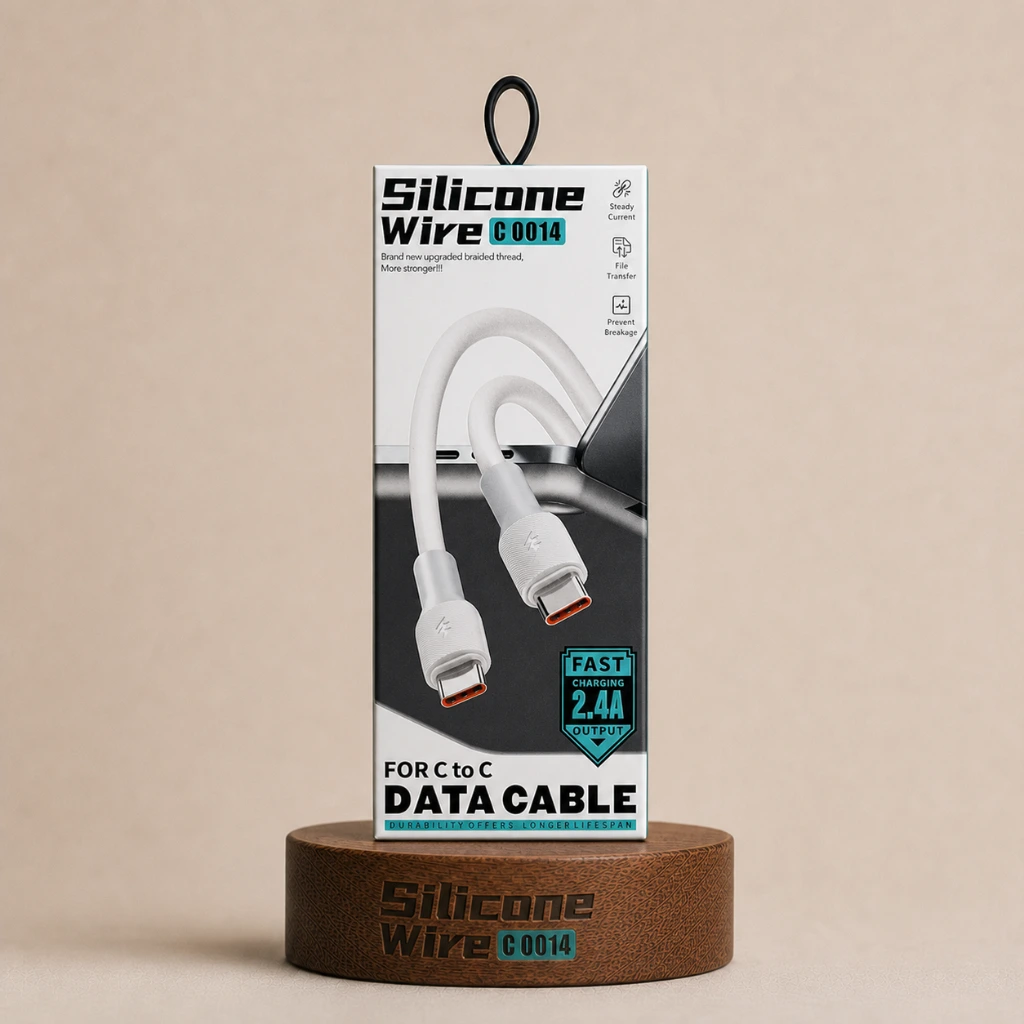 کابل دیتا و شارژر مدل Silicone Wire C0014