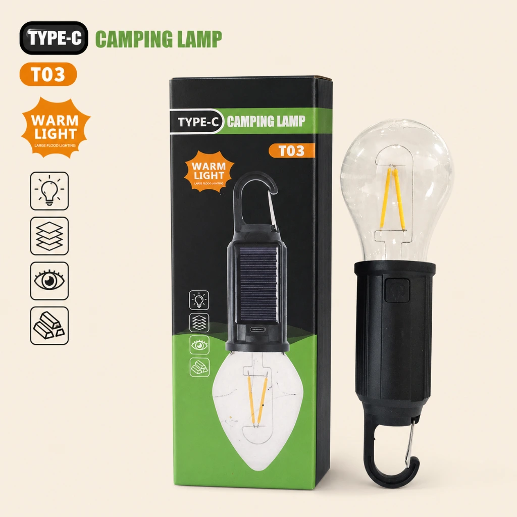 چراغ کمپینگ (Camping Lamp) مدل T03 — تصویر 2