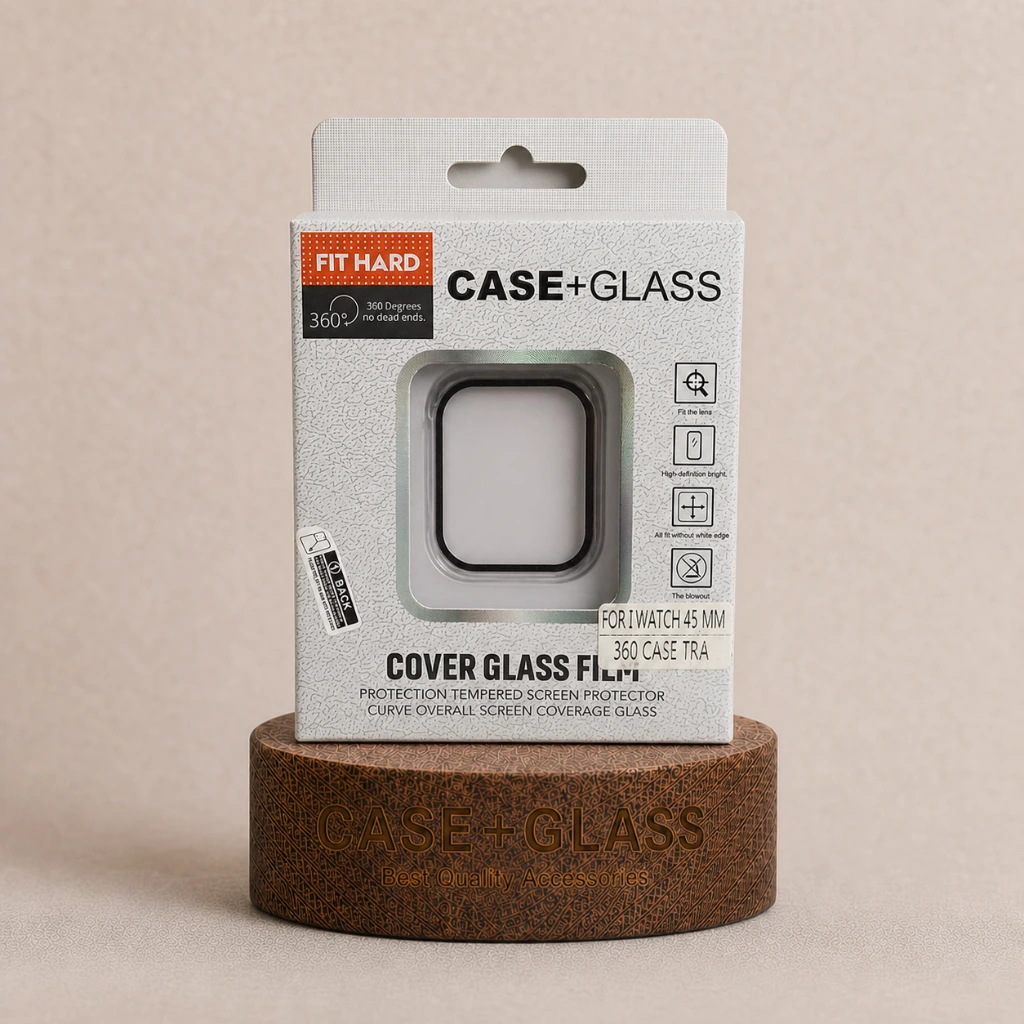 قاب و محافظ صفحه نمایش (Case + Glass) مدل Chief Max Full Stick | بهین همراه مجد | majde.ir