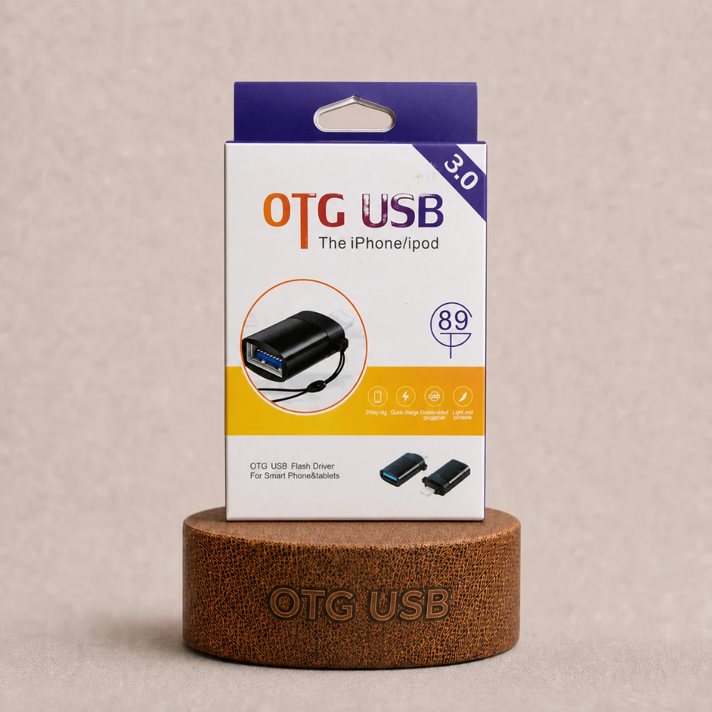 مبدل OTG آیفون مدل GP-89 (لایتنینگ به USB 3.0) | بهین همراه مجد | majde.ir