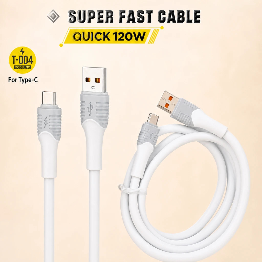 کابل شارژ سریع مدل T-004 — تصویر 3