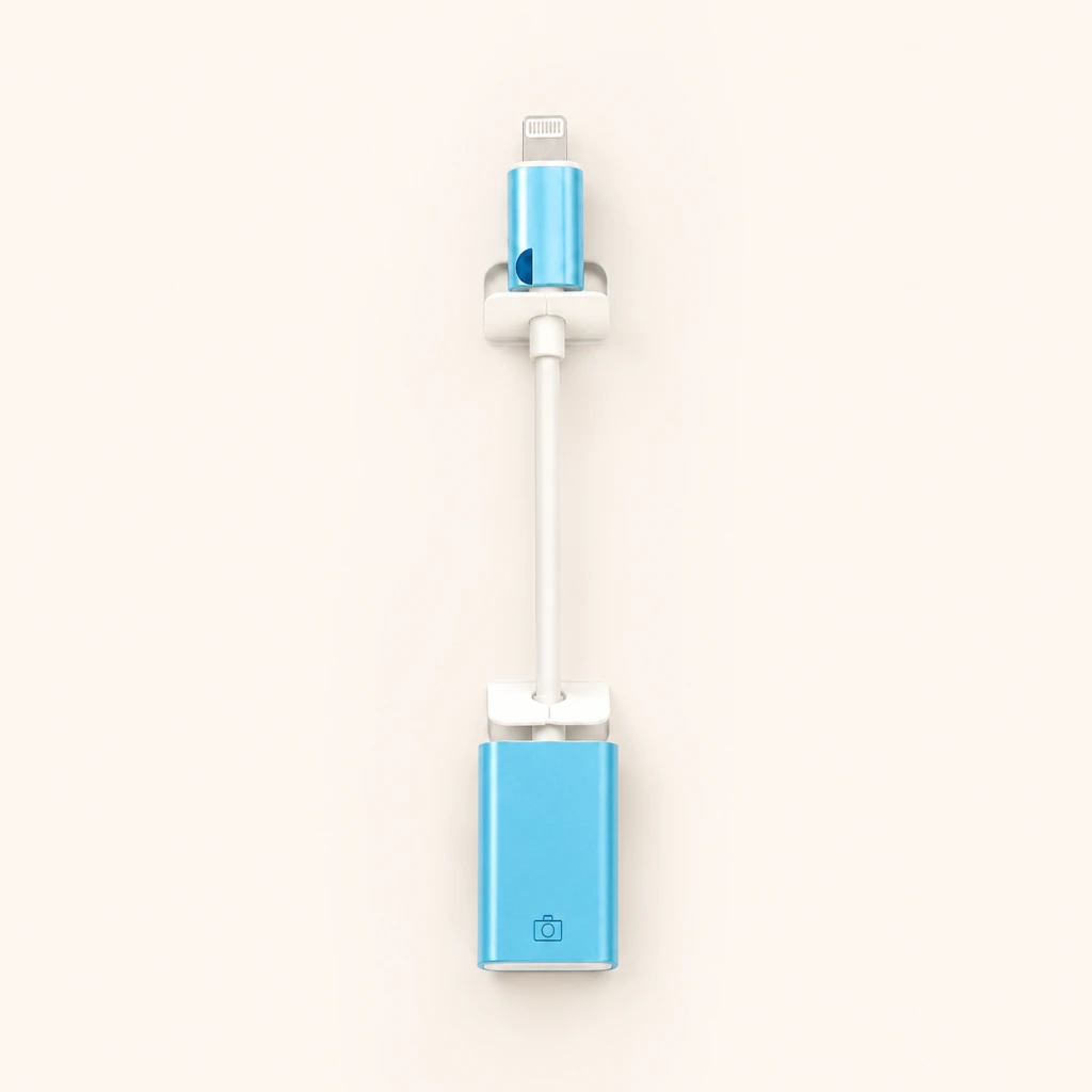 مبدل ۸ پین لایتنینگ به دوربین USB مدل JH-0514 — تصویر 3