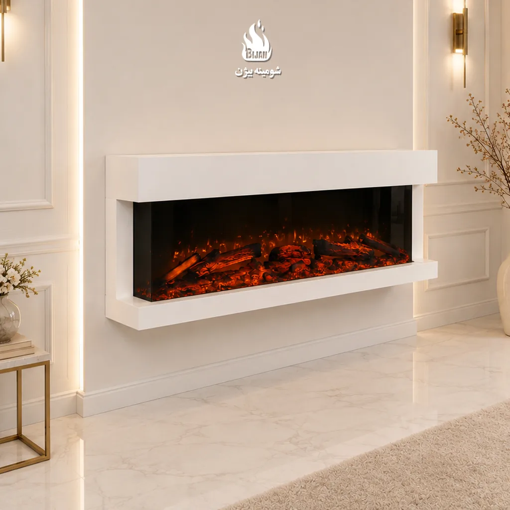 شومینه سه بعدی 3D-11040-28 در حال کار با شعله روشن - تصویر 2 از گالری
